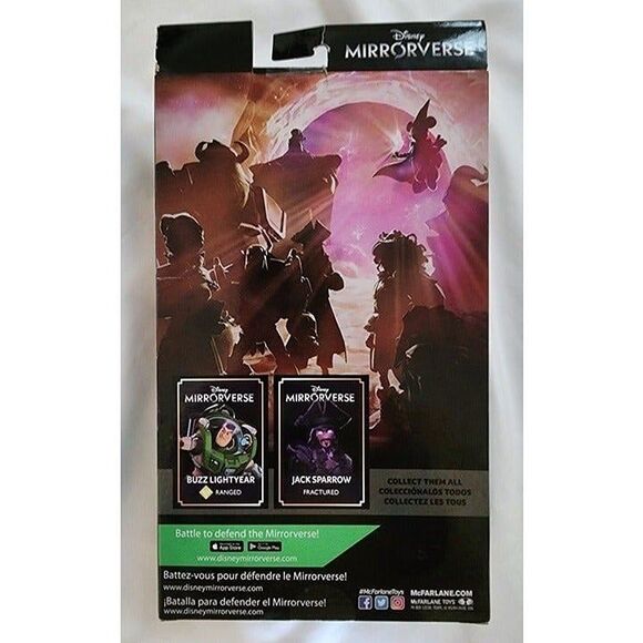 Disney Mirrorverse Captain Jack Sparrow 7" Action Figure. NWT - Picture 5 of 5